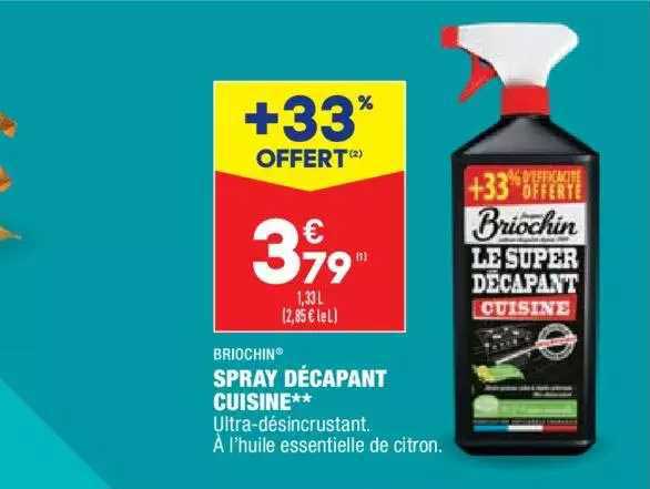 Spray Décapant Cuisine Briochin