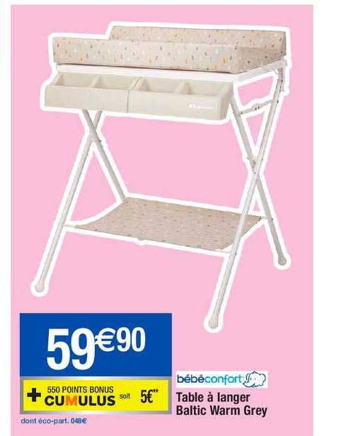 table à langer baltic warm grey