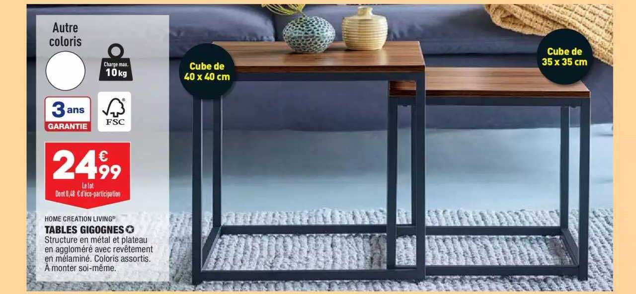 Table Gigognes Home Creation Living