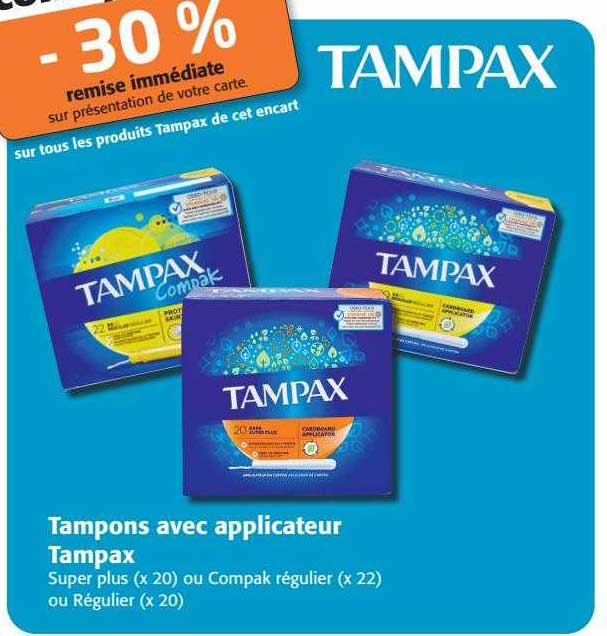 Tampons Avec Applicateur Tampax