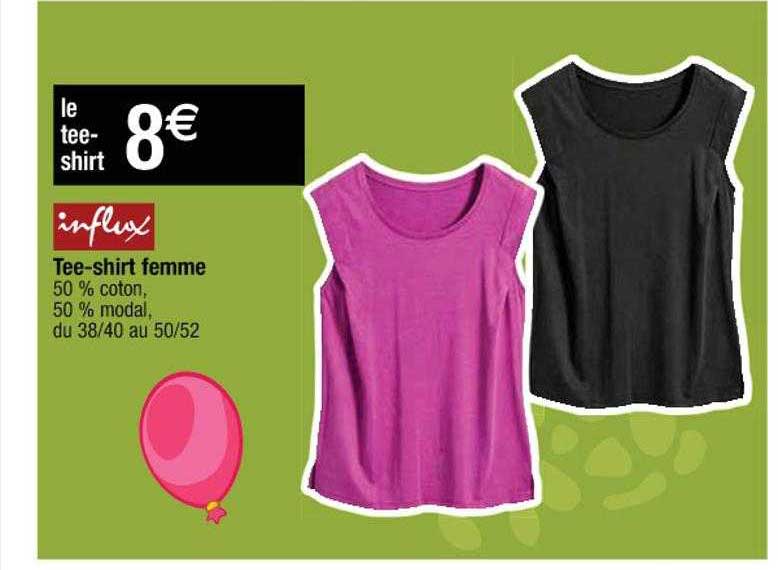 tee-shirt femme influx