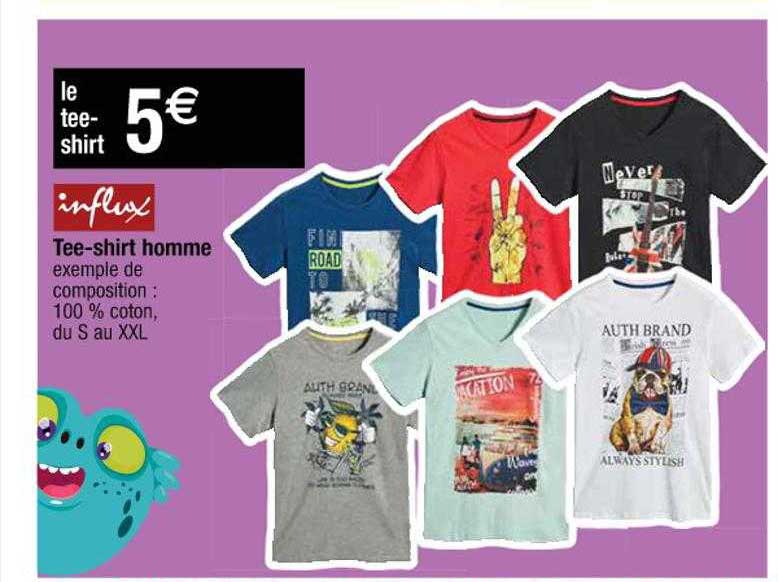tee-shirt homme influx