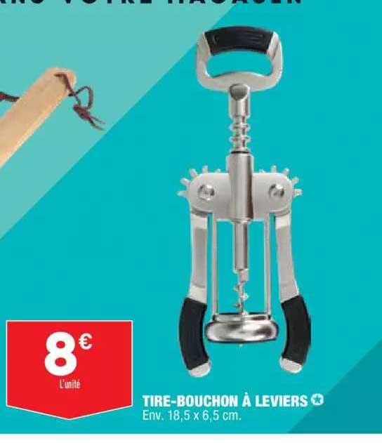 tire-bouchon à leviers