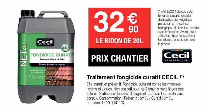 traitement fongicide curatif cecil