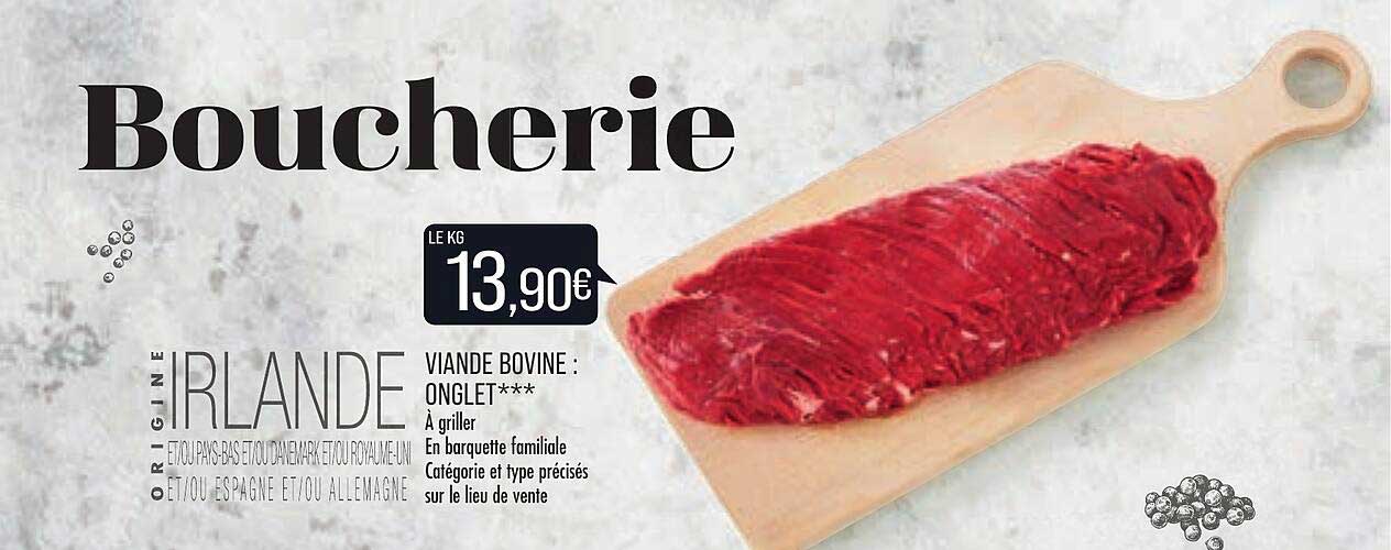 Viande Bovine : Onglet