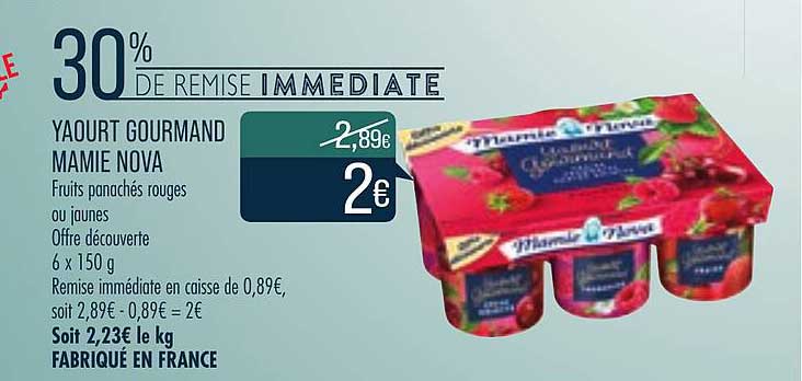 Yaourt Gourmand Mamie Nova