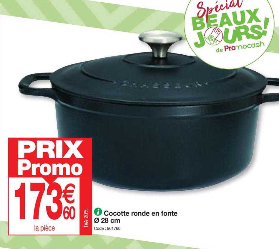 Cocotte Ronde En Fonte ø 28 Cm