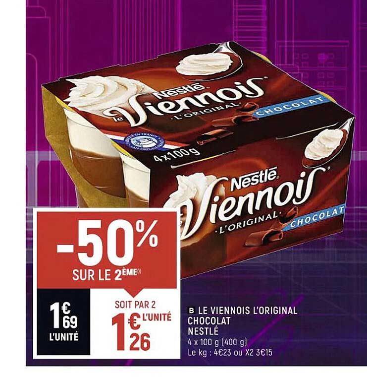 Le Viennois L'original Chocolat Nestlé