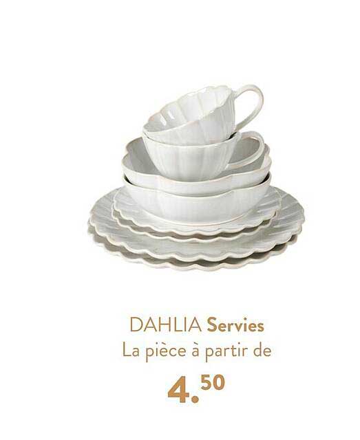Servies Dahlia
