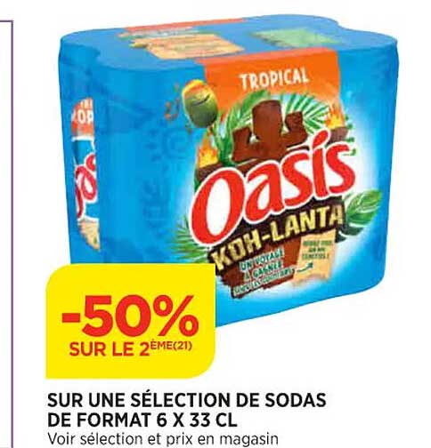 sodas de format 6 x 33 cl