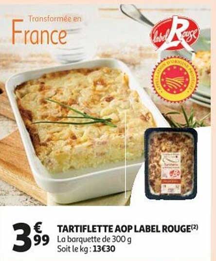Tartiflette Aop Label Rouge