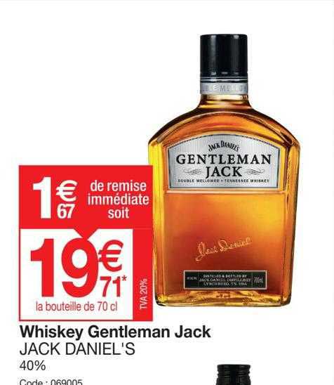 whiskey gentleman jack jack daniel's