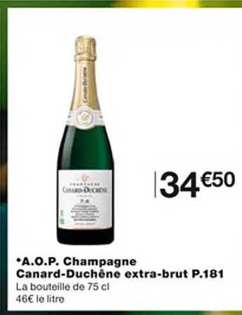 a.o.p. champagne canard-duchêne extra-brut p.181
