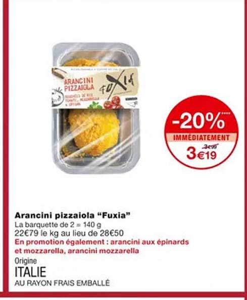 Arancini Pizzaiola "fuxia"