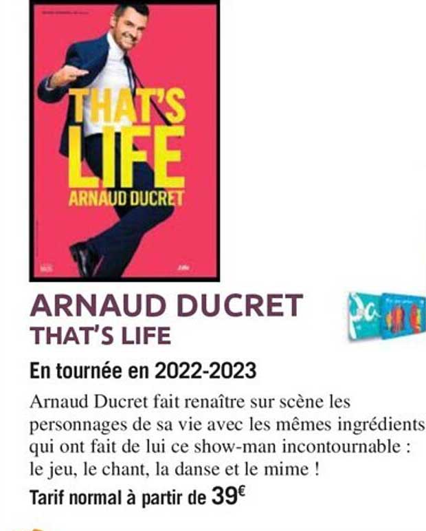 arnaud ducret that's life
