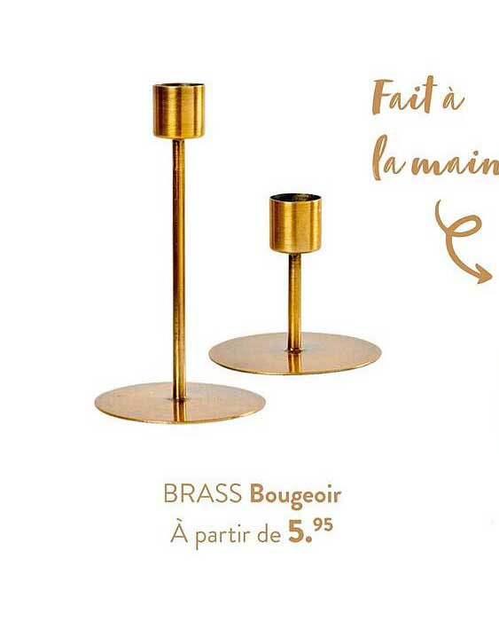 Bougeoir Brass