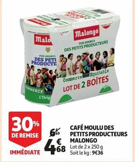 Café Moulu Des Petits Producteurs Malongo
