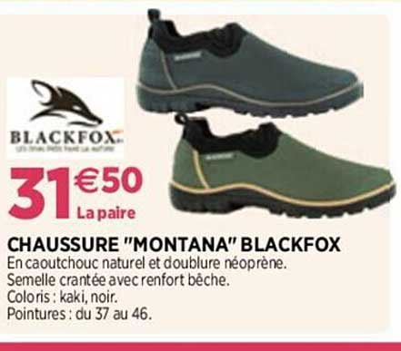 chaussure "montana" blackfox