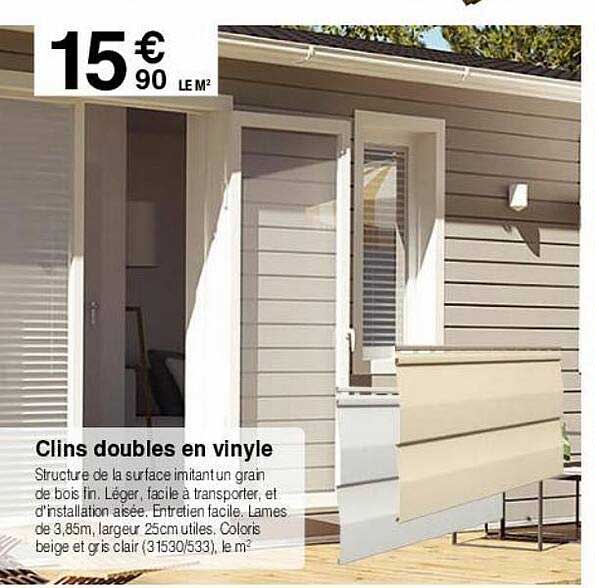 clins doubles en vinyle