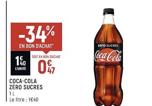 coca-cola zéro sucres