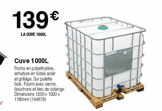 Cuve 1000l