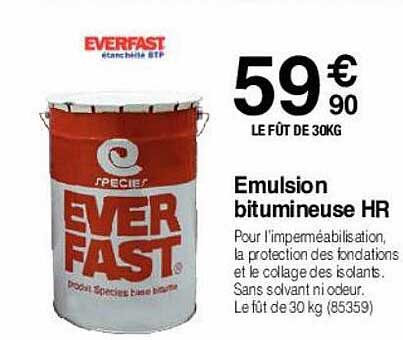 émulsion bitumineuse hr