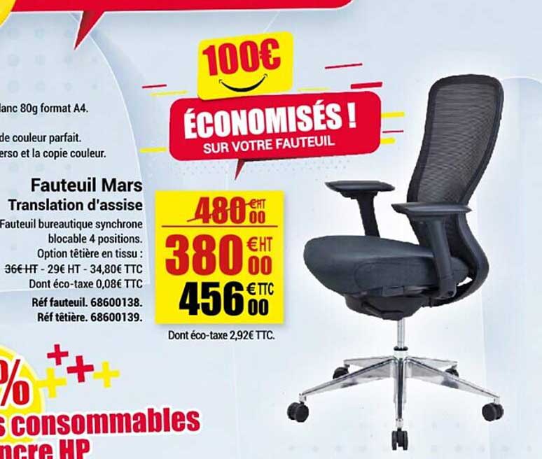 fauteuil mars translation d'assise