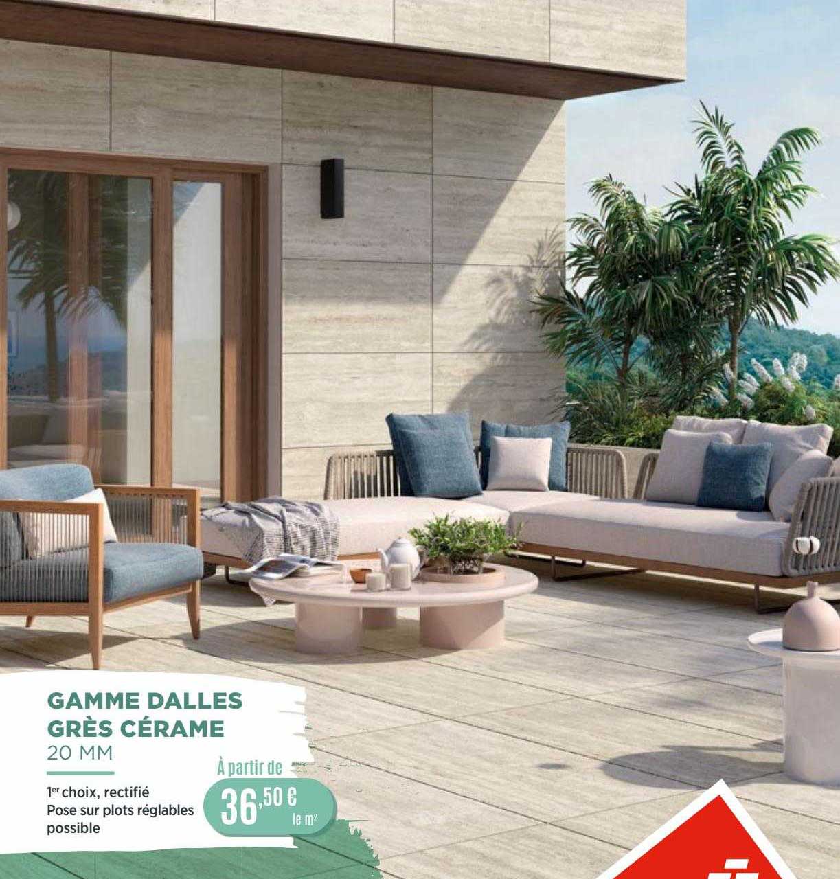 gamme dalles grès cérame