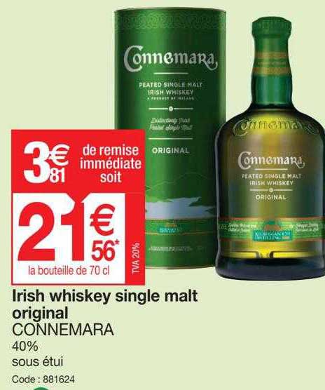 irish whiskey single malt original connemara