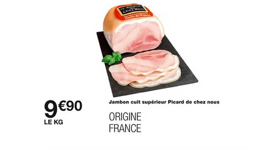 jambon cuit supérieur picard de chez nous