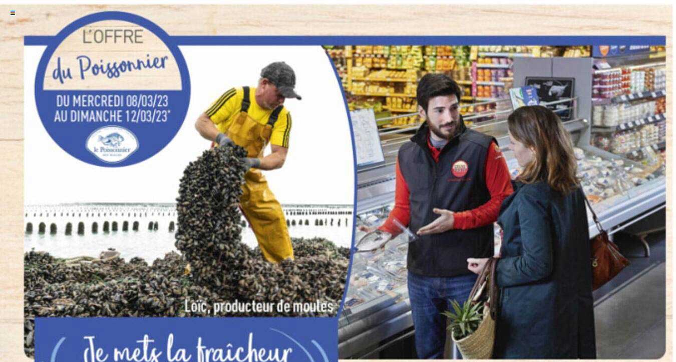 l'offre du poissonnier