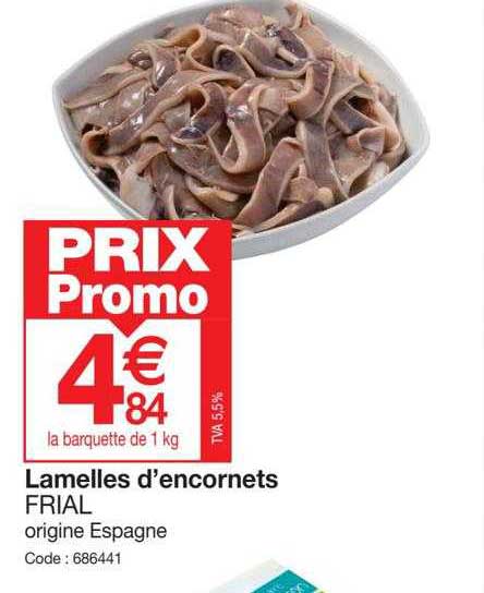 lamelles d'encornets frial
