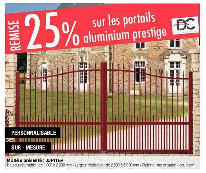 les portails aluminium prestige