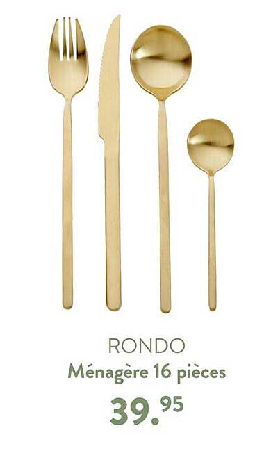 Ménagère 16 Pièces Rondo