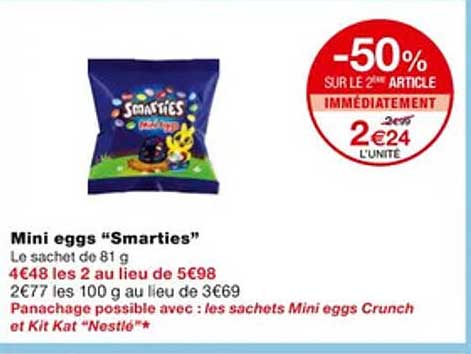 Mini Eggs "smarties"