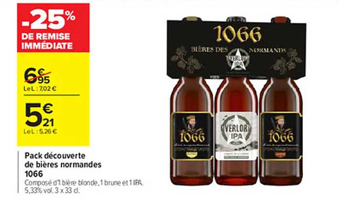 pack découverte de bières normandes 1066