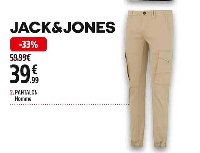 pantalon homme jack & jones