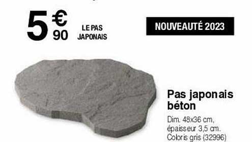 pas japonais béton