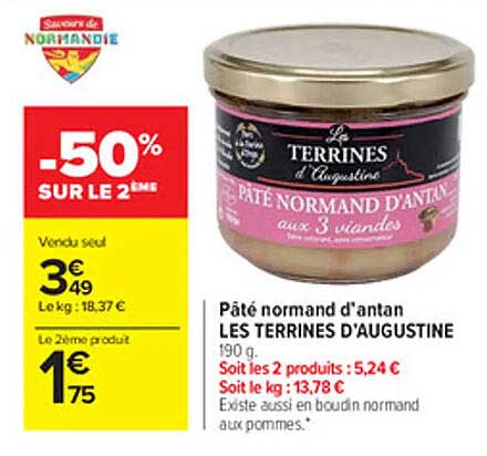 pâté normand d'antan les terrines d'augustine