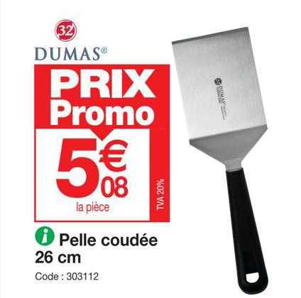 pelle coudée 26 cm dumas