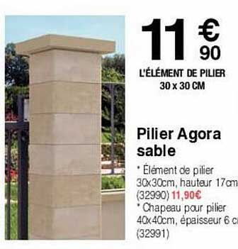 pilier agora sable