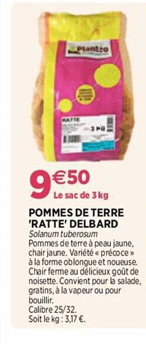 Pommes De Terre 'ratte' Delbard