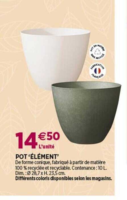 Pot 'élément'
