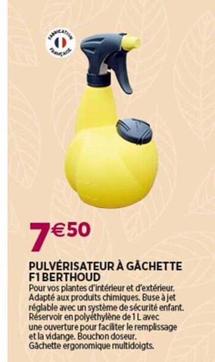 pulvérisateur à gâchette f1berthoud