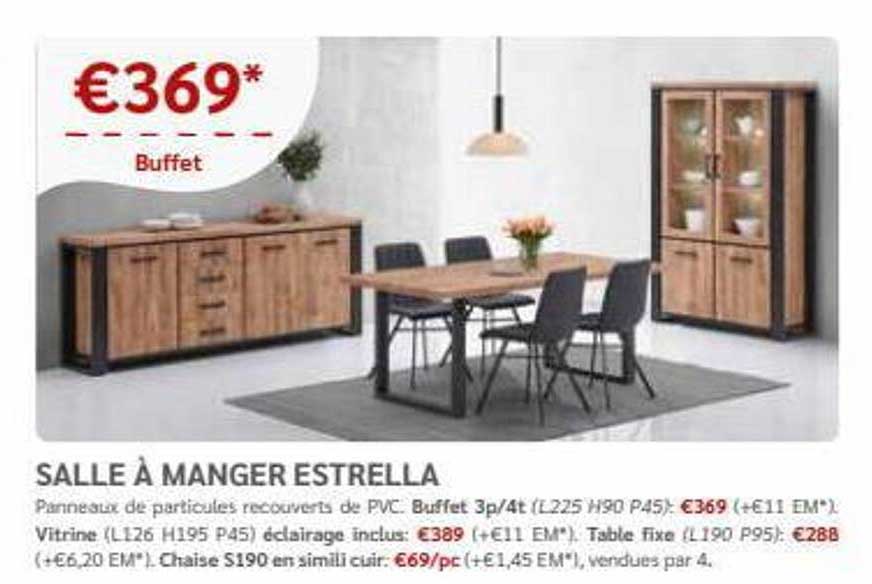 salle à manger estrella