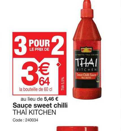 sauce sweet chilli thaï kitchen