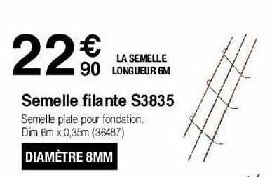 semelle filante s3835