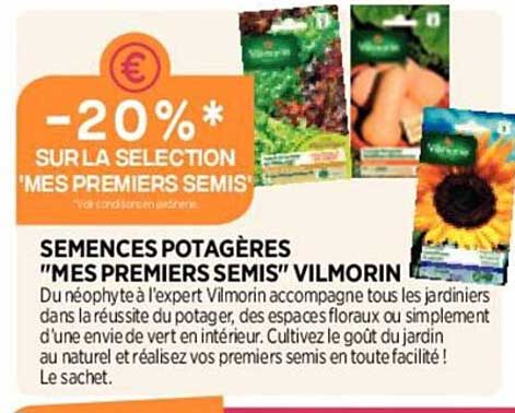 semences potagères "mes premiers semis" vilmorin