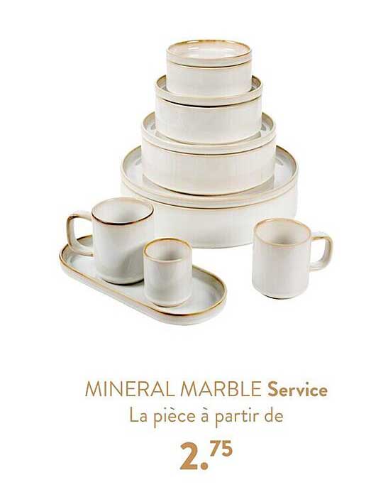service minéral marble