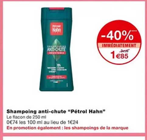 shampoing anti-chute "pétrol hahn"